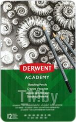 Набор простых карандашей Derwent Academy Sketching / 2301946 (12шт)