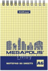 Блокнот Erich Krause Megapolis Yellow Concept / 49805 (80л)