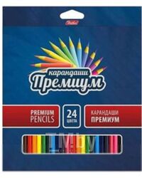 Набор цветных карандашей Hatber Премиум / BKc_24840 (24цв)