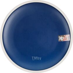 Тарелка обеденная керамическая, 26.5 см, серия ASIAN, синяя, PERFECTO LINEA