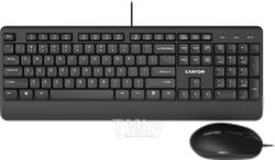 Клавиатура+мышь Canyon CNE-CSET4-RU