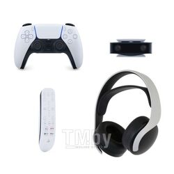 Комплект устройств для игровой приставки PlayStation DualSense + камера для PS5 (белый)