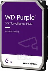 Жесткий диск Western Digital HDD Purple 6TB 3,5 256MB SATAIII/5400rpm