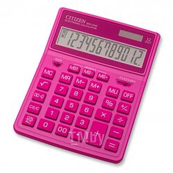 Калькулятор настольный 12р. SDC-444X CITIZEN розовый 204*155*33 мм