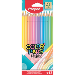 Цветные карандаши 12 шт. "Color Peps Pastel" Maped 832069FC