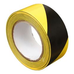 Клейк. лента разметочная 50 мм*33 м, 50 мкм, желто-черный ИтераПластБалтик TPV33/O33