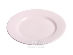 Тарелка обеденная керамическая, 241 мм, круглая, серия Лапсеки, лиловая, PERFECTO LINEA