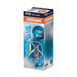 Лампа OSRAM Cool Blue Intense (H3) 12V 55W PK22s цвет. темп. 4200К 64151CBI