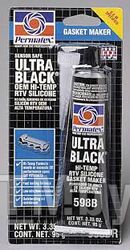 Формирователь прокладок силикон. маслостойкий черный Ultra Black Gasket Maker для крышек клап.механизмов, масл.поддонов, крышек и картеров КПП, и др., темп. до +316С, 95 гр PERMATEX 82180
