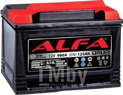 Автомобильный аккумулятор ALFA battery Евро R (125 А/ч)
