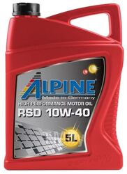 Моторное масло ALPINE RSD 10W40 / 0100122 (5л)