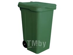 Контейнер для мусора пластик. 240л (зеленый) (БЗПИ)