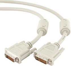 Кабель Cablexpert CC-DVI2-15 (белый)