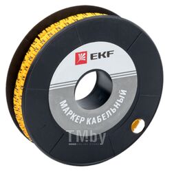 Маркер кабельный 4,0 мм2 "N" (500 шт.) (ЕС-2) EKF PROxima plc-KM-4-N