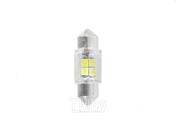 Лампа светодиодная LED C10W T11X31mm 12V SV8,5 6800K LYNXauto LD13110-10