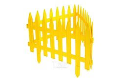 Забор декоративный "GOTIKA" №3 артикул 50212, 7 шт длина 3,10 м желтый GardenPlast 4814132000380