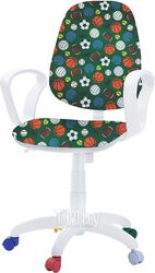 Кресло детское Фабрикант Комфорт WH26/О (спорт/PL 600, цветные ролики)