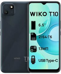 Смартфон Wiko T10 2/64GB Black (W-V673-02)