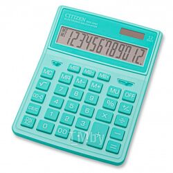 Калькулятор настольный 12р. SDC-444X CITIZEN бирюзовый 204*155*33 мм