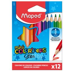 Цветные карандаши 12 шт. "Color Peps" мини Maped 832500