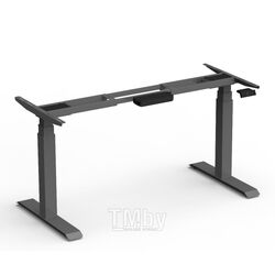 Каркас стола с эл. приводом двухмоторный блютуз AOKE AK02YJYT-YDZF3.BL (1075-1800)*600мм, цвет черный (Well Desk Flagman BT)