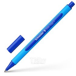 Ручка шарик. "Slider Edge F" пласт., голубой/синий, стерж. синий Schneider 152003
