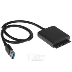 Переходник UGREEN CM257-60561 USB 3.0 A To 3.5/2.5" SATA до 12 Тб с кабелем 50 см Black