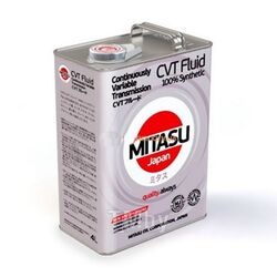 Трансмиссионное масло MITASU 4L CVT FLUID 100% Synthetic, жидкость для автомобилей с вариатором. MJ3224