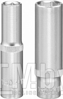 Головка торцевая глубокая 1/4"DR, 7 мм Thorvik FS11407