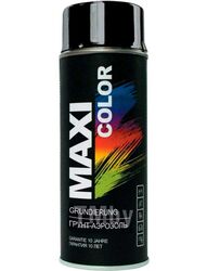 Эмаль-аэрозоль MAXI COLOR графитно-чёрная 400мл 9011MX