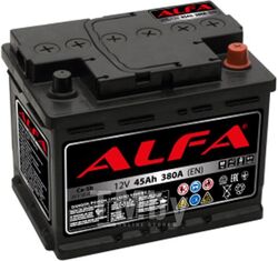 Автомобильный аккумулятор ALFA battery Hybrid R низкий / AL 45.0 (45 А/ч)