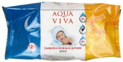 Влажные салфетки Aqua Viva Алоэ (120шт)