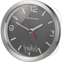 Настенные часы Bresser MyTime Thermo/Hygro Bath / 75729 (серый)