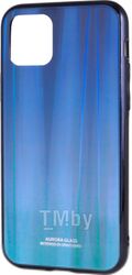 Чехол-накладка Case Aurora для iPhone 11 Pro (синий/черный)