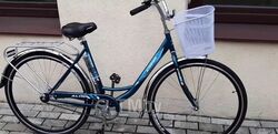 Велосипед дорожный Stream ALINA 20`` blue с велокорзиной