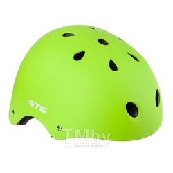 Шлем с фикс застежкой STG Х89044 MTV12 р-р М(55-58)cm салатовый