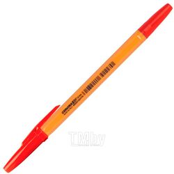 Ручка шариковая 1,0 мм, пласт., глянц., оранжевый, стерж. красный Corvina 40163/03G
