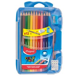 Цветные карандаши 12 шт. "Color Peps" точилка+ластик+прост. карандаш Maped 832032