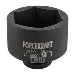 Головка ударная глубокая 1", 90мм (6гр) FORCEKRAFT FK-48510090
