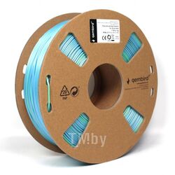 Филамент PLA Blue/green silk 1.75mm 1kg для 3D-принтера Gembird 3DP-PLA-SK-01-BG