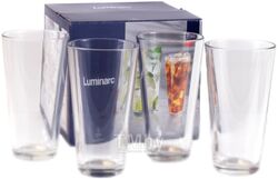 Набор стаканов стеклянных "время дегустаций. коктейли со льдом" 4 шт. 570 мл/17 см Luminarc O0383