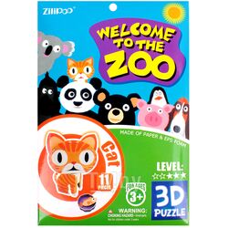 Пазл 3D "Zoo" CAT. Игрушка Darvish SR-T-3358-4