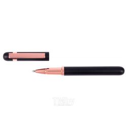 Ручка роллер "Copper roller" 0,7 мм, пласт./метал., глянц., черный, стерж. синий, подар. упак. Inspirion 58-8110003