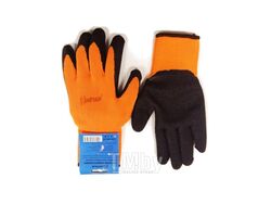 Перчатки универсальные (оранжево/черные), с полиуретановым покрытием. р-10 Unitraum UN-L001-10