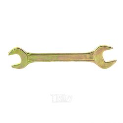 Ключ рожковый, 17 х 19 мм, желтый цинк СИБРТЕХ 14310