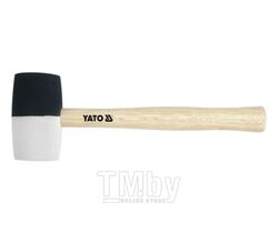 Молоток резиновый с деревянной ручкой 780гр. d63мм Yato YT-4604