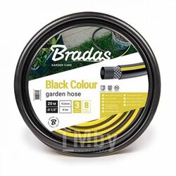 Шланг поливочный BRADAS BLACK COLOUR 1 50м, Италия