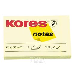 Блок для записей Kores 46057.03 (желтый)