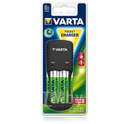 Зарядное устройство VARTA Pocket Charger 4x56706 + 2x56703