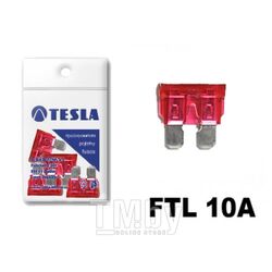 Предохранители плоские ATO 10A FTL serie 32V LED (25 шт) TESLA FTL10A25